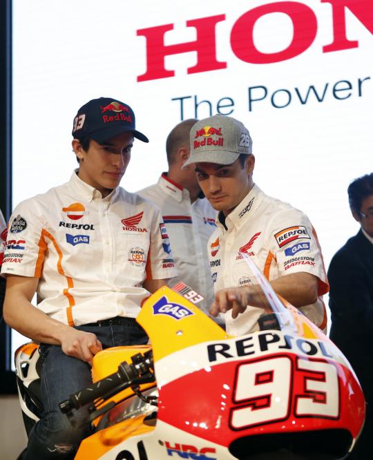 Marc Marquez perkenalkan tunggangan terbaru MotoGP 2014