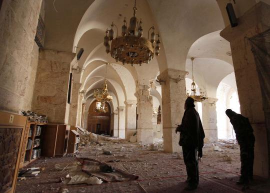 Kejamnya Bashar al-Assad bombardir masjid-masjid di Suriah