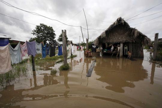 Kisah Estela lahirkan bayi saat badai dan banjir landa Bolivia