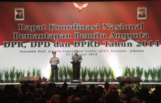 SBY buka Rakornas pemantapan Pemilu 2014