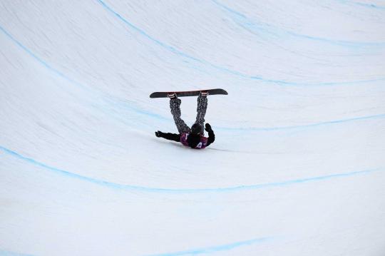 Aksi memukau skater es dunia di Olimpiade Musim Dingin Sochi