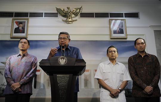 SBY saat umumkan Mendag baru pengganti Gita