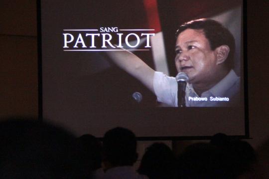 Pemutaran perdana film dokumenter Prabowo di Kantor Gerindra