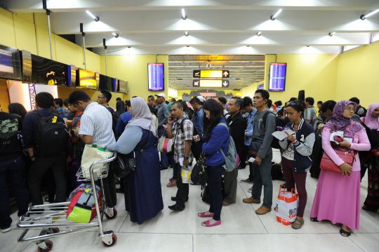 Gagal terbang, penumpang di Soekarno-Hatta kembalikan tiket