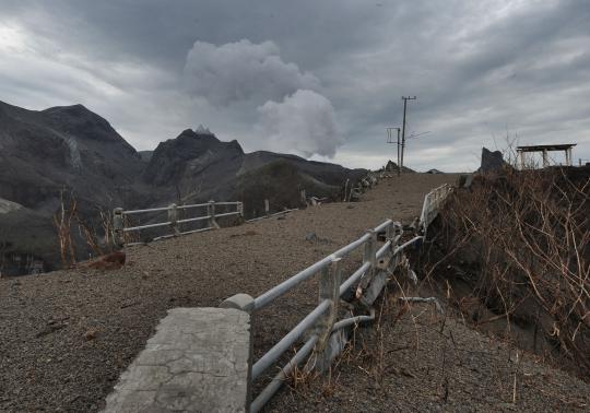 Ini kawasan wisata Gunung Kelud yang hancur akibat letusan