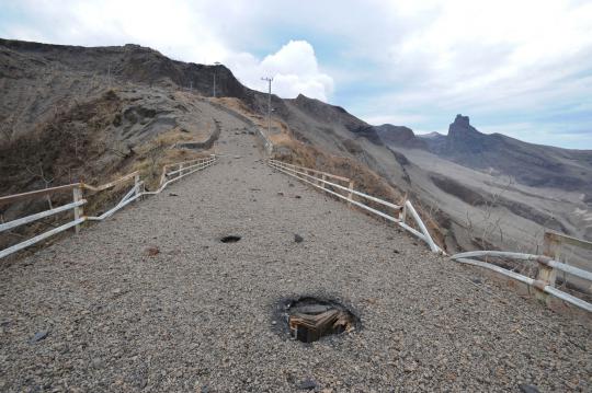 Ini kawasan wisata Gunung Kelud yang hancur akibat letusan