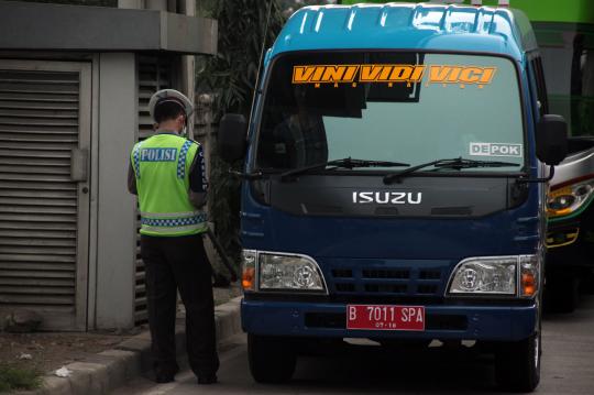 Sterilisasi jalur busway, sepeda 'kena tilang'