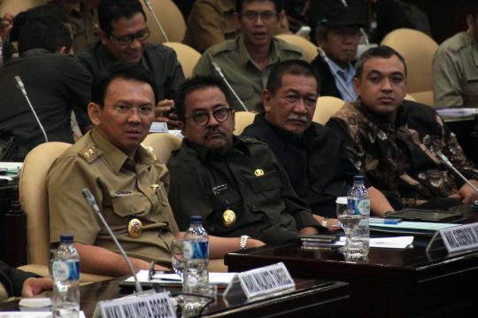 Ahok, Rano, dan Deddy Mizwar ragukan rancangan UU megapolitan