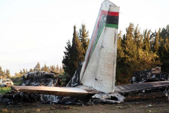 Pesawat militer Libya jatuh di Tunisia, seluruh penumpang tewas