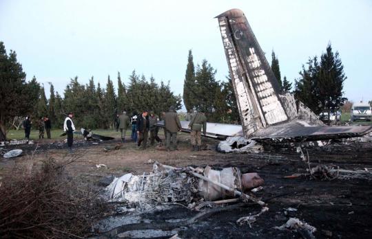 Pesawat militer Libya jatuh di Tunisia, seluruh penumpang tewas