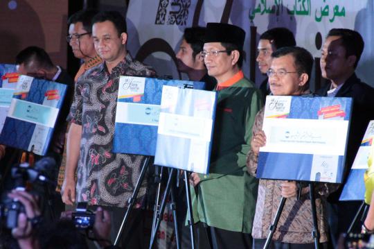 JK, Nasaruddin, dan Anies buka Islamic Book Fair 2014