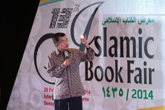 JK, Nasaruddin, dan Anies buka Islamic Book Fair 2014