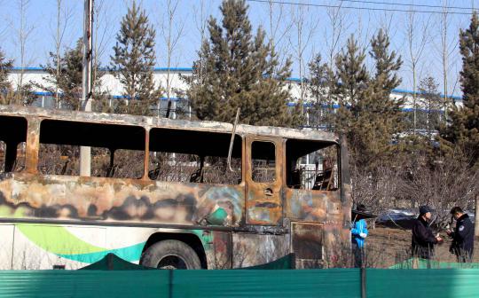 10 Penumpang tewas dalam kebakaran bus di China