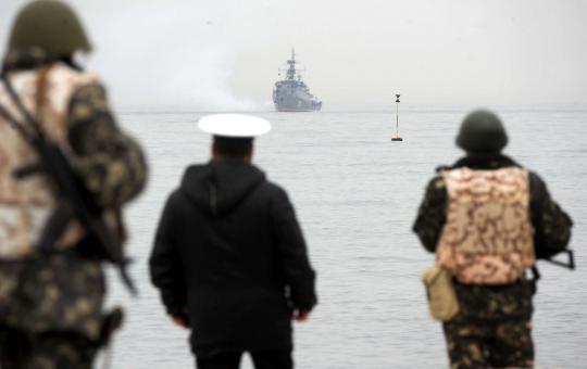 Kapal perang Rusia kuasai wilayah otonom Ukraina