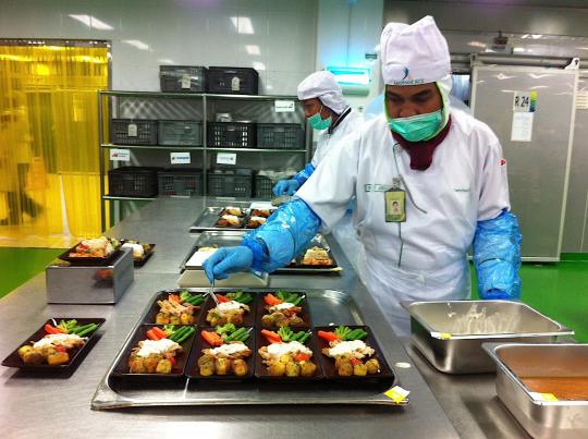 Menengok fasilitas baru kitchen Garuda Indonesia di Bali