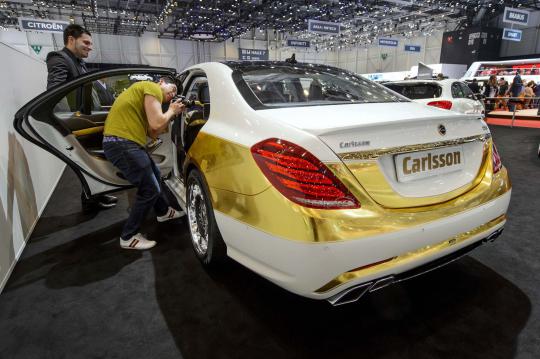 Mewahnya Carlsson CS50 Versailles, mobil emas pertama di dunia