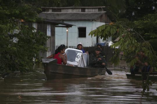 Banjir dahsyat landa Brasil