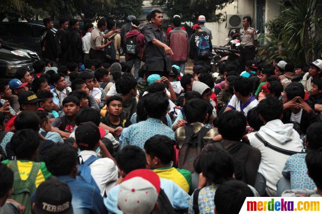 Foto : Polsek Ciputat bekuk ratusan pelajar terlibat 