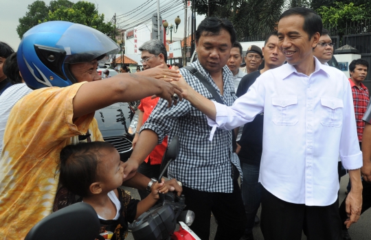 Jokowi saat kampanye keliling museum-museum di Jakarta