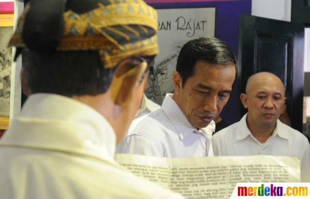 Foto : Jokowi saat kampanye keliling museum-museum di 