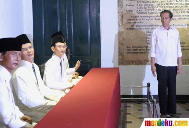 Foto : Jokowi saat kampanye keliling museum-museum di 