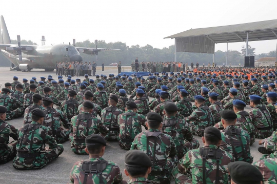 SBY pimpin apel satgas penanganan asap Riau