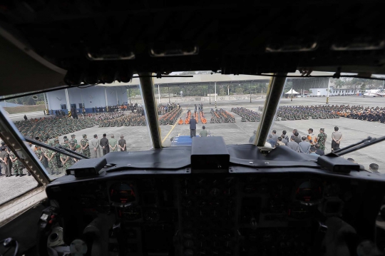 SBY pimpin apel satgas penanganan asap Riau