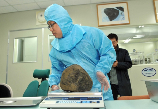 Ini wujud meteorit yang hujani Korea Selatan