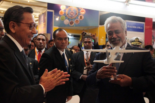 Boediono ajak Xanana ke pameran produk pertahanan TNI di Senayan