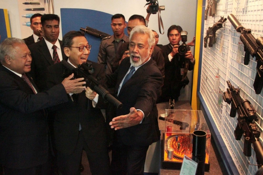 Boediono ajak Xanana ke pameran produk pertahanan TNI di Senayan