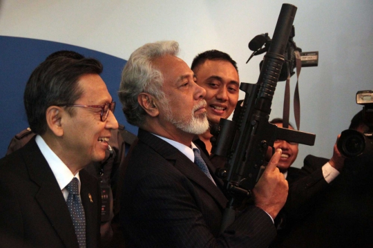 Boediono ajak Xanana ke pameran produk pertahanan TNI di Senayan