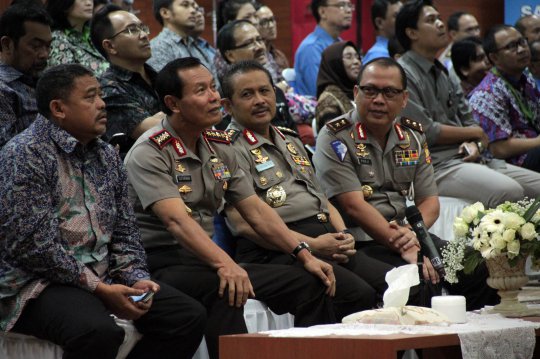 Silaturahmi Kapolri dengan Pemred di Korlantas Polri