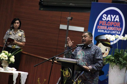 Silaturahmi Kapolri dengan Pemred di Korlantas Polri