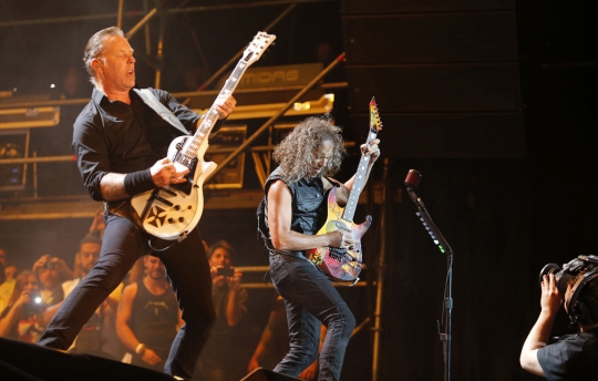 Aksi Metallica gebrak penggemar di Amerika Latin