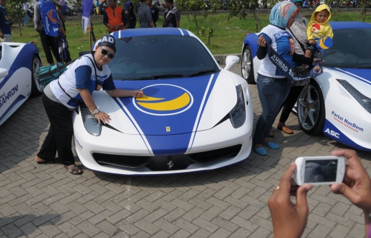 Ini deretan Ferrari yang hiasi kampanye Partai NasDem