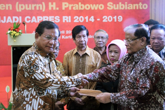 Deklarasi ratusan Guru Besar dukung Prabowo Subianto di 2014