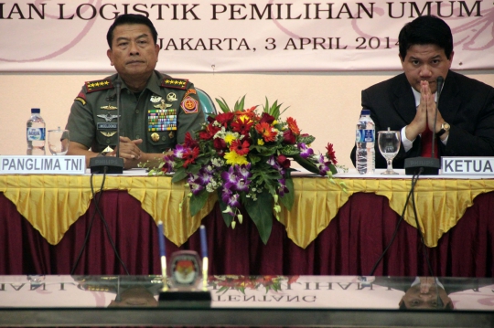KPU gandeng TNI amankan pendistribusian logistik Pemilu 2014