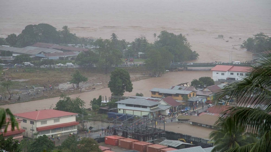 Banjir bandang landa Solomon, 3 Orang tewas & ribuan rumah rusak