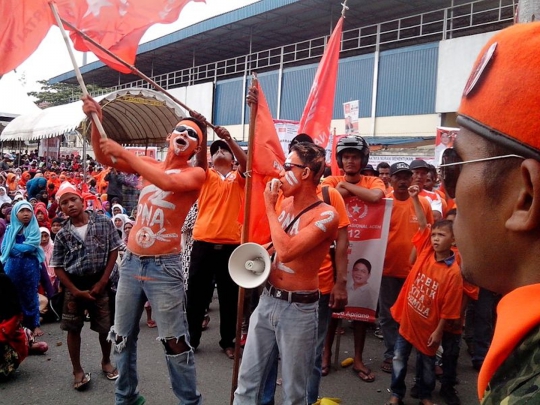 Meriahnya kampanye akbar PNA di Banda Aceh