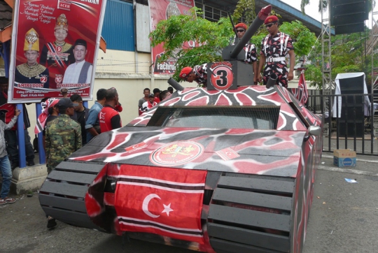 Kibaran Bendera Bulan Bintang hiasi kampanye akbar Partai Aceh