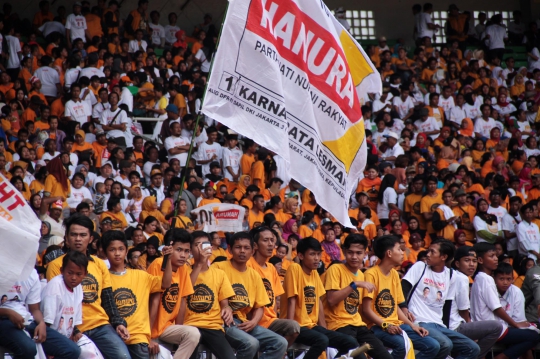 Ribuan simpatisan padati kampanye Hanura di GBK