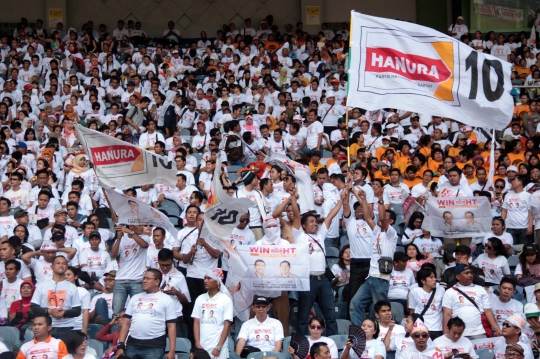 Ribuan simpatisan padati kampanye Hanura di GBK