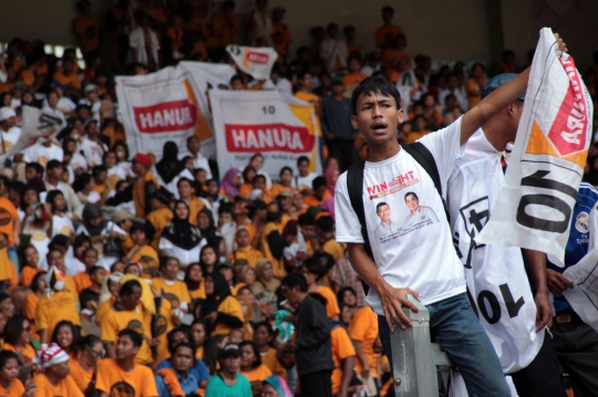 Ribuan simpatisan padati kampanye Hanura di GBK