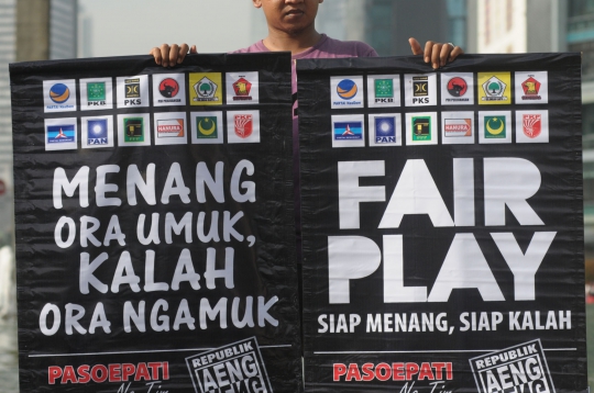 Aksi Republik Aeng-aeng ingatkan warga gunakan hak pilih