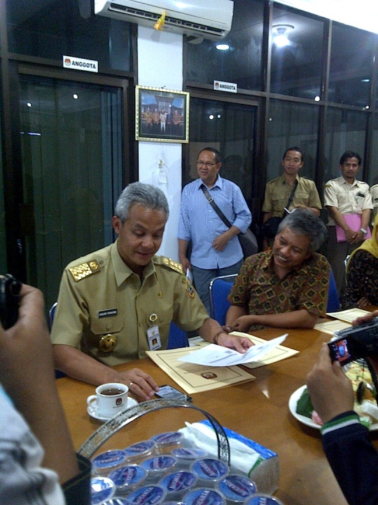 Ganjar Pranowo sidak kesiapan KPU Jateng