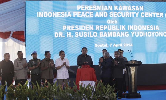 SBY resmikan Indonesia Peace and Security Center di Sentul