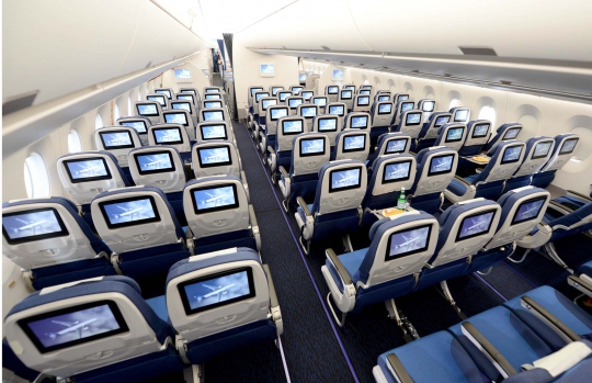 Mengintip kemewahan dan kenyamanan kabin pesawat Airbus A350 XWB