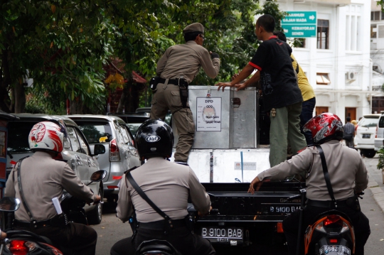 Polisi kawal pendistribusian logistik pemilu ke TPS