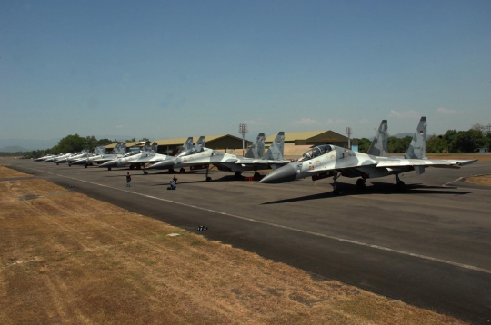 Deretan pesawat TNI AU penjaga langit Nusantara