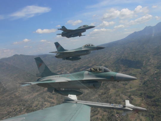 Deretan pesawat TNI AU penjaga langit Nusantara